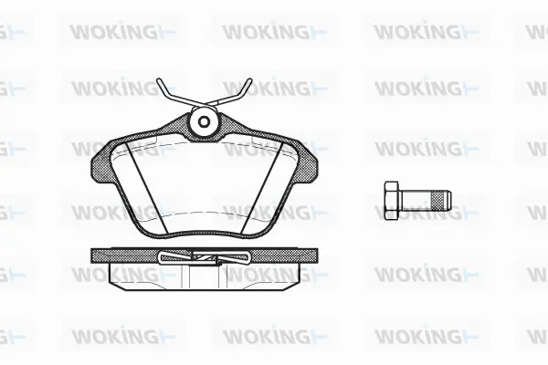Brake Pad Set, disc brake (P4813.10)