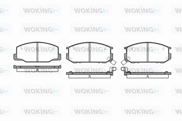 Brake Pad Set, disc brake (P0523.12)
