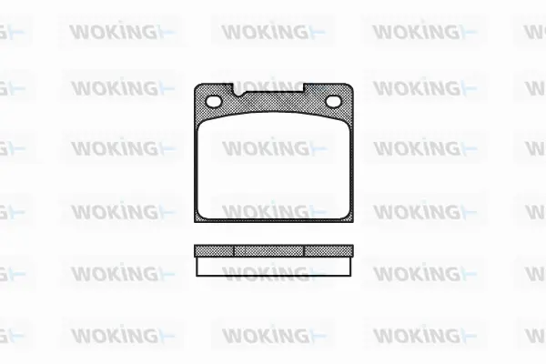 Brake Pad Set, disc brake (P1393.30)