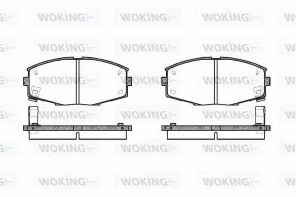 Brake Pad Set, disc brake (P3253.04)