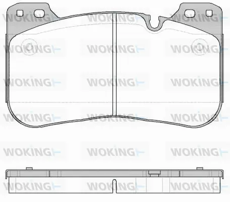Brake Pad Set, disc brake (P19343.00)