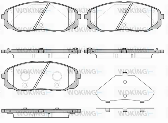 Brake Pad Set, disc brake (P17473.12)