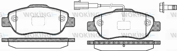 Brake Pad Set, disc brake (P10003.11)