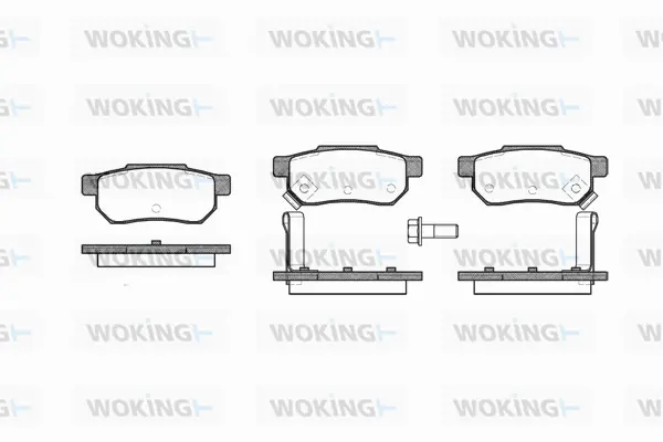Brake Pad Set, disc brake (P3333.12)