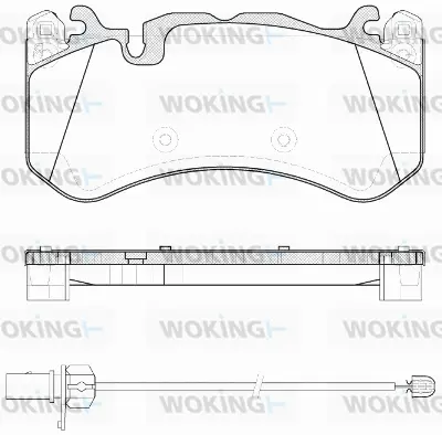 Brake Pad Set, disc brake (P12003.30)