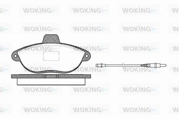 Brake Pad Set, disc brake (P7023.02)