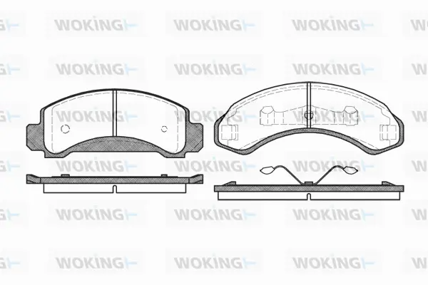 Brake Pad Set, disc brake (P4723.00)