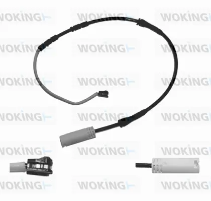 Warning Contact, brake pad wear (001101)