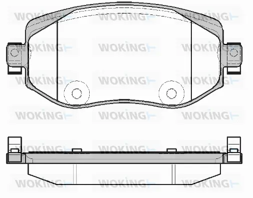 Brake Pad Set, disc brake (P16243.08)
