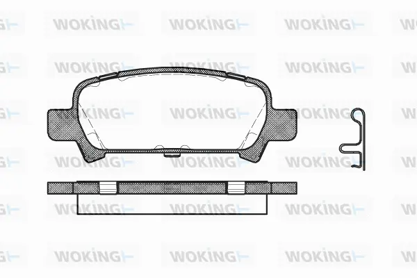Brake Pad Set, disc brake (P6293.02)