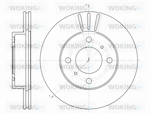 Brake Disc (D6557.10)