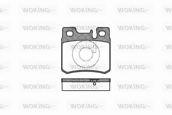 Brake Pad Set, disc brake (P3823.20)