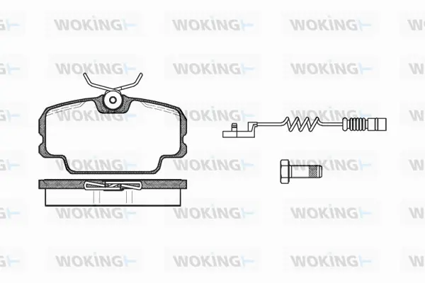 Brake Pad Set, disc brake (P0453.02)