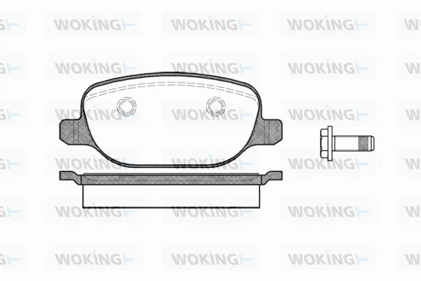 Brake Pad Set, disc brake (P9783.00)