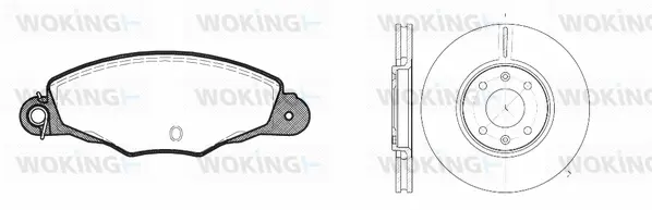 Brake Kit, disc brake (87593.00)