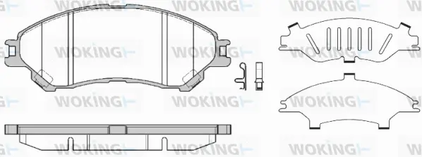 Brake Pad Set, disc brake (P14893.02)