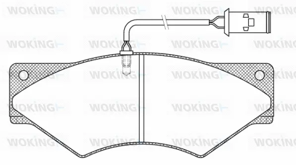 Brake Pad Set, disc brake (JSA 5363.40)