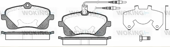 Brake Pad Set, disc brake (P10023.02)