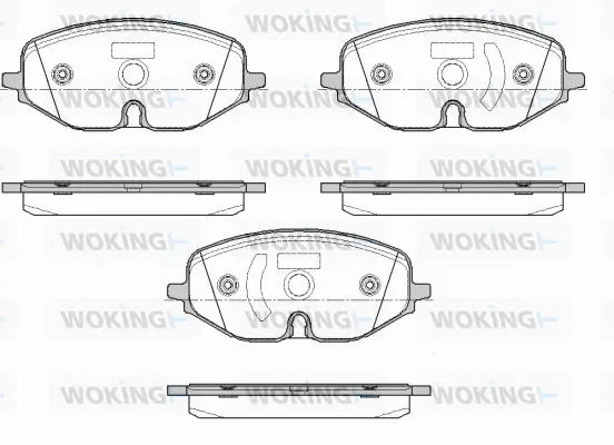 Brake Pad Set, disc brake (P18063.01)
