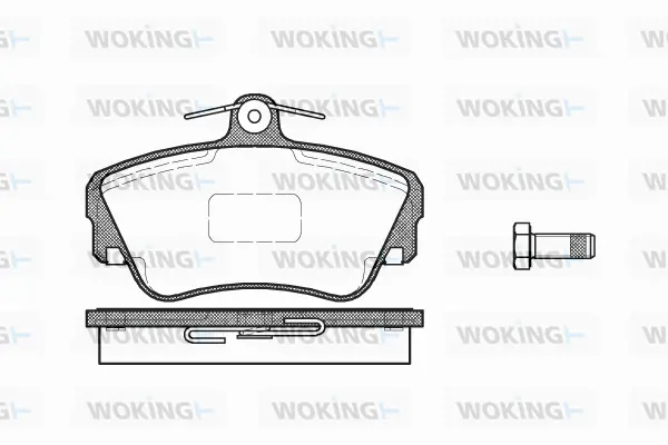 Brake Pad Set, disc brake (P2093.10)