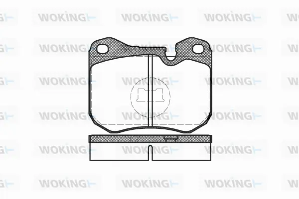 Brake Pad Set, disc brake (P0313.00)