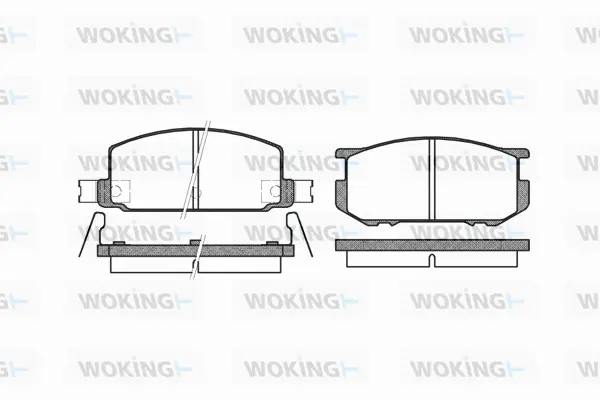 Brake Pad Set, disc brake (P0093.22)