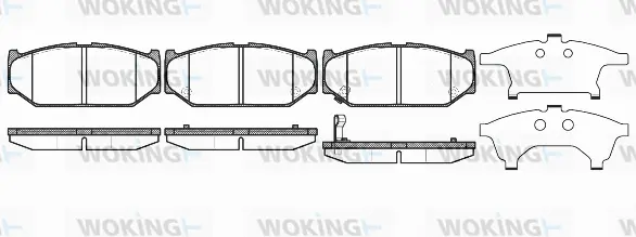 Brake Pad Set, disc brake (P12813.11)
