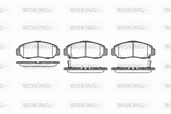 Brake Pad Set, disc brake (P6473.12)