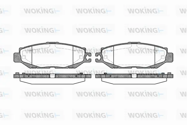 Brake Pad Set, disc brake (P5573.00)