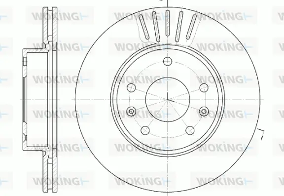 Brake Disc (D6670.10)