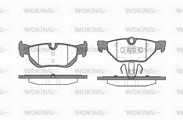 Brake Pad Set, disc brake (P10453.00)