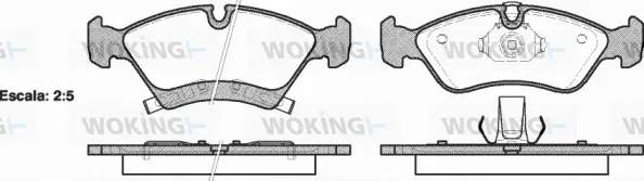 Brake Pad Set, disc brake (P13143.02)