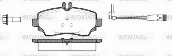 Brake Pad Set, disc brake (P7503.22)