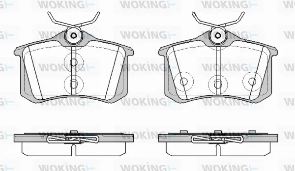 Brake Pad Set, disc brake (P12913.57)