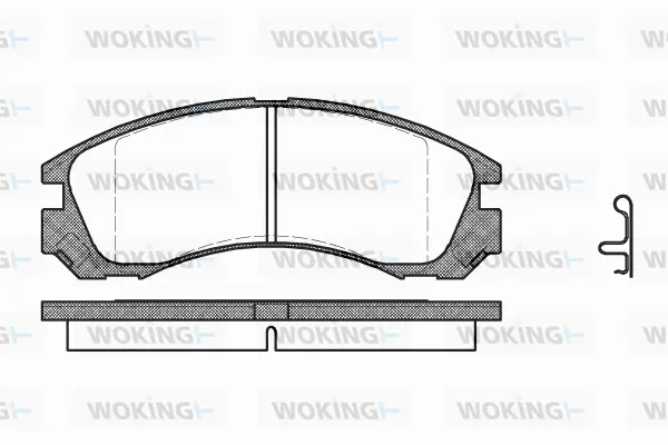 Brake Pad Set, disc brake (P2543.22)