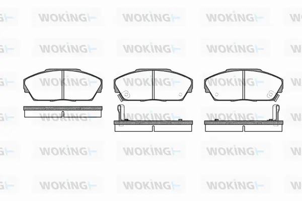 Brake Pad Set, disc brake (P3373.02)