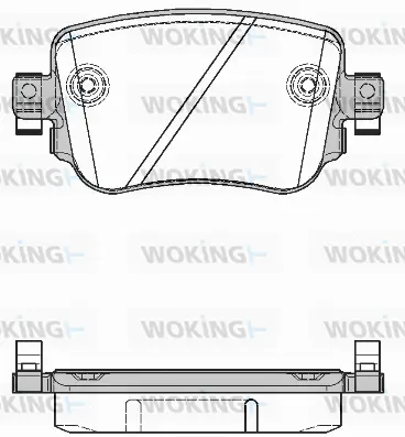 Brake Pad Set, disc brake (P14493.08)