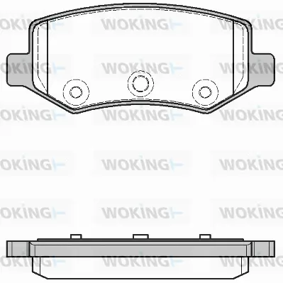 Brake Pad Set, disc brake (P14853.00)