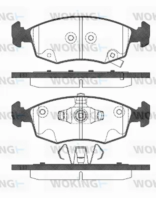 Brake Pad Set, disc brake (P0723.72)