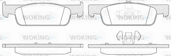 Brake Pad Set, disc brake (P14403.00)