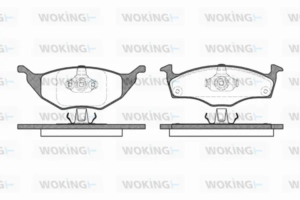 Brake Pad Set, disc brake (P6183.20)