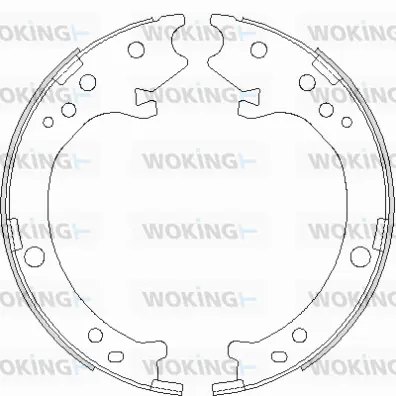 Brake Shoe, parking brake (Z4690.00)