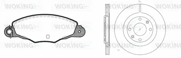 Brake Kit, disc brake (87593.01)