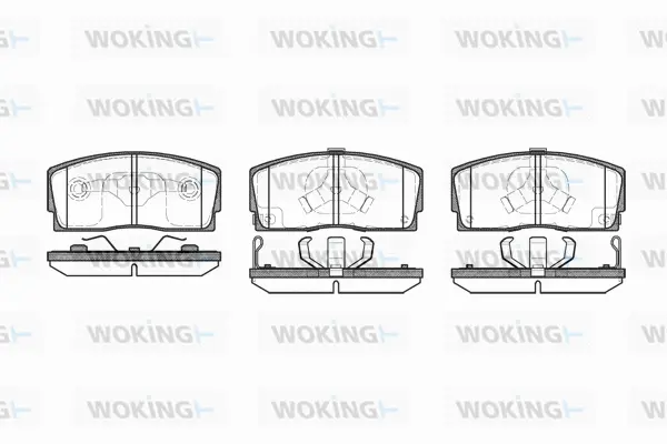Brake Pad Set, disc brake (P3543.12)