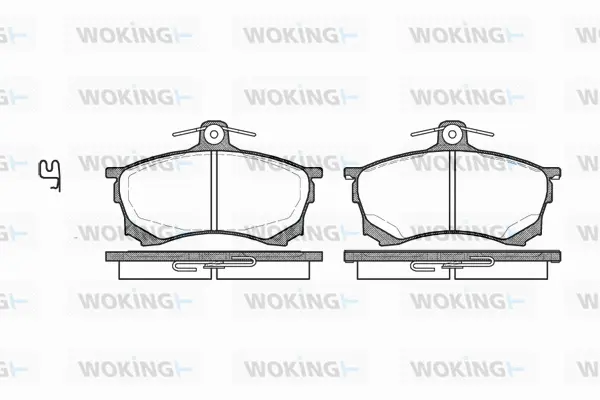 Brake Pad Set, disc brake (P4823.00)