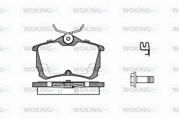 Brake Pad Set, disc brake (P7953.02)