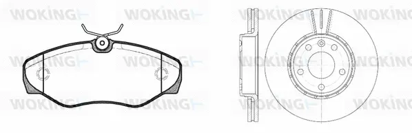 Brake Kit, disc brake (89343.00)