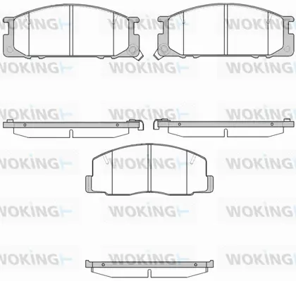 Brake Pad Set, disc brake (P2063.12)