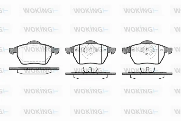 Brake Pad Set, disc brake (P2903.01)