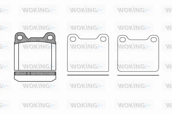 Brake Pad Set, disc brake (P3573.20)